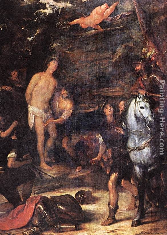 Martyrdom of St. Sebastian painting - Jose Antolinez Martyrdom of St. Sebastian art painting